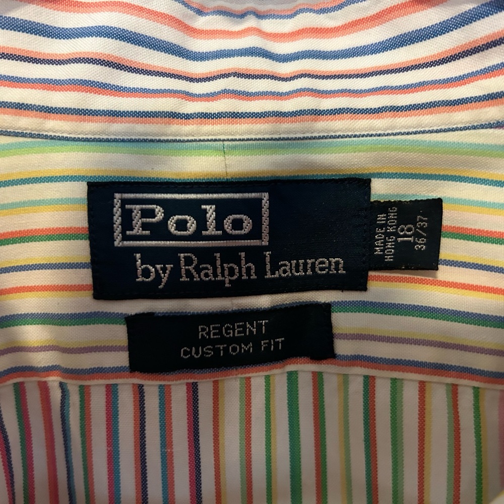 Polo by Ralph Lauren men’s shirt. Regent custome fit.